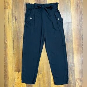 NEW Ambience Apparel elastic waist comfortable straight leg pants size Large